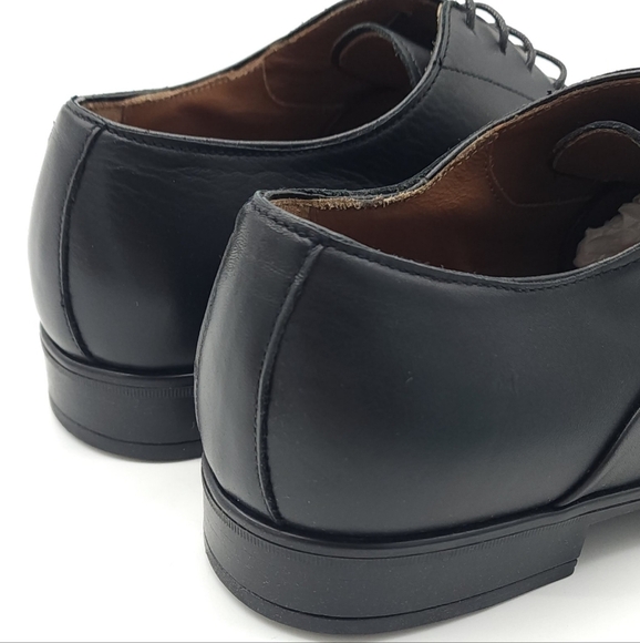 Bruno Magli Locascio Black Nappa Leather Cap Toe Oxford BM1LOCA0P Size 7.5 M - Picture 6 of 10